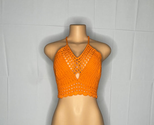 Halter Crochet Top