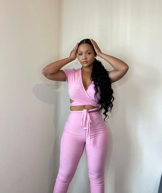 Pink Two-Piece Set